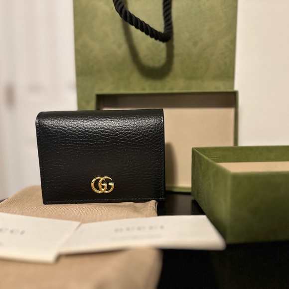 Gucci Leather Card Case Wallet - Picture 12 of 13